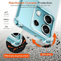 Miniatyrbillede 2 af 4: Coque - Xiaomi - Redmi Note 13 5G - Transparent - Rotérende 360° - Stødabsorberende Transparent