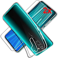 Miniatyrbillede 1 af 4: Beskyttelsesskal - MP4 TELECOM - Xiaomi Redmi Note 8 Pro - Transparent Silikone - Tempereret Glas - Ridseresistent
