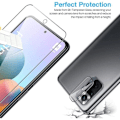 Miniatyrbillede 4 af 4: Sort TPU etui til Redmi Note 10 Pro - E.F. CONNECTION - Blødt - Silikone + Hærdet glas Svart, klar