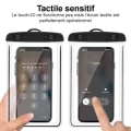 Miniatyrbild 2 av 4: 2x vattentätt fodralfodral för Samsung Galaxy S23 Ultra S23+ S22 S21 FE S20 FE S10e S9 S8 Plus - Vattentät fodral Svart