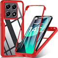 Miniatyrbillede 1 af 4: Taske til Xiaomi 14T Pro - Fuld beskyttelse Blød TPU Front og Hard PC Bagside - Rød