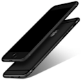 Miniatyrbillede 3 af 4: Beskyttelseshylster - E.F.CONNECTION - til iPhone 8 - Mat Silikone - Stødabsorberende - Ridsefast - Sort Svart