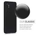 Miniatyrbillede 3 af 4: "Coque - kwmobile - Xiaomi Mi Note 10 Lite - Mat sort silikone - Fuld beskyttelse - Flekibel" Svart
