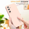 Miniatyrbild 3 av 6: Skal för Xiaomi Redmi Note 14 4G (inte för 5G) Skydd Silikon Vätska Ultra Slim Mjuk Matt Effekt Rosa Rosa