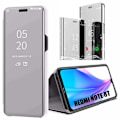Miniatyrbild 1 av 4: Fodral för Redmi Note 8T (6,3") Trendig design spegeleffekt Anti-chock förstärkt skydd Silver silver