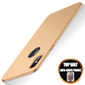 Miniatyrbild 1 av 4: Skal för iPhone X - Guld - Ultra hållbar - Rep-resistent - Halkfri - Matt gyllene