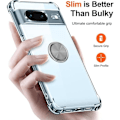 Miniatyrbillede 3 af 4: Google Pixel 8-cover med 360 graders roterende sølvringholder