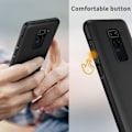 Miniatyrbillede 3 af 4: Beskyttelsesetui til Redmi Note 9 (6,53") - E.F.CONNECTION - Sort - Blødt - Matt etui Svart