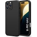 Miniatyrbild 1 av 4: Skal till iPhone 16 Pro Max, Matt Silikonskydd Ultra Slim Soft - Svart