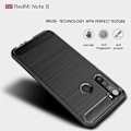 Miniatyrbillede 2 af 4: Coque - Xiaomi - Redmi Note 8 - Carbonfiber - Stødabsorberende - Blød - Sort Svart