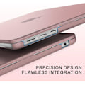 Miniatyrbillede 3 af 6: Coque kompatibel med MacBook Air 13,6 tommer M4 M3 M2 2025-2022 udgivelse A3240 A3113 A2681, beskyttelseshus hård skal, lyserød Färg: Rosa