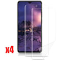 Miniatyrbillede 1 af 4: Blød film til Redmi 9 - E.F. CONNECTION - Pakke med 4 - Ultra tynd - Ridsefast - Ultra-transparent Transparent