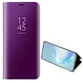 Miniatyrbillede 1 af 4: Xiaomi Redmi 9 Case, Smart Flip Mirror Case med stødsikker stativ funktion Case Cover til Redmi 9