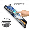 Miniatyrbillede 3 af 4: Sæt med 2 fuldhærdede glas til Redmi A1/A2 beskyttelsesglas Transparent med svart kant