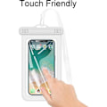 Miniatyrbillede 2 af 4: Vandtæt etui til iPhone 11 Pro Max XS X XR 8 Plus 7 Plus 6s Plus - Pack-2 Vandtæt etui Halvtransparent