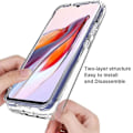 Miniatyrbild 3 av 4: Fodral till Xiaomi Redmi 12C - Redmi 11A - Stötsäkert Fullt skydd Transparent Anti-Scratch Transparent