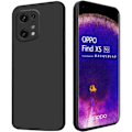 Miniatyrbillede 1 af 4: Blødt sort silikonebeskyttelsesetui til OPPO Find X5 - E.F.CONNECTION Svart