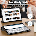 Miniatyrbillede 3 af 4: Coque Tablet - til Samsung TAB A8 - Sort Cover - Støttefunktion - Automatisk Standby-Vækning Svart