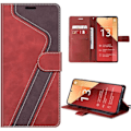 Miniatyrbillede 1 af 4: Coque - Xiaomi - Redmi Note 13 Pro 4G - Fleksibel - PU Læder - Rød Röd