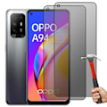 Miniatyrbillede 1 af 4: Anti-spion hærdet glas til OPPO A94 5G - E.F. CONNECTION - Beskyttelse - Sort Svart