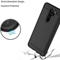 Miniatyrbild 4 av 4: Fodral för Redmi Note 8Pro (6,53 tum) härdat glas ingår Klassiskt mönster Stål Funktioner Förstärkt skydd Svart Tpu-design Svart