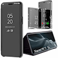 Miniatyrbillede 1 af 4: Beskyttelsesetui til Xiaomi Mi 11 Mirror Effect Translucent Window - Sort Svart