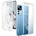 Miniatyrbild 1 av 4: Skyddsfodral för Xiaomi 12T - 12T Pro - 360 Stötsäkert Transparent Heltäcke Transparent