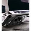 Miniatyrbild 4 av 4: Fodral för Xiaomi Mi 11 Svart styv stötsäker ryggring förstärkt kant + 2 härdade glasögon