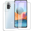 Miniatyrbillede 1 af 4: Etui til Xiaomi Redmi Note 10 Pro - Xiaomi - Blød TPU - Gennemsigtig - Hærdet glas - Letvægtsbeskyttelse Transparent
