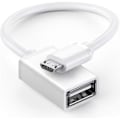 Miniatyrbild 1 av 4: USB-adapter till Micro-USB - E.F.CONNECTION - 1m - Vit - Förlängningskabel - Praktisk anslutning