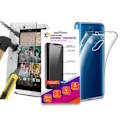 Miniatyrbillede 1 af 2: Blødt beskyttelsescover + hærdet glas til Xiaomi Redmi 8 6.22" - Yuan Yuan mærke