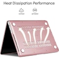 Miniatyrbild 3 av 6: Coque för MacBook Pro 16 Tum M4 M3 M2 M1 Pro/Max 2024 2023 2021, Stötabsorberande Represistent - Rosa Rosa