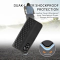 Miniatyrbild 4 av 4: Coque för Xiaomi Redmi Note 13 Pro 5G - E.F.Connection - Stöttålig - PU-läder - Multi-position stöd - Svart Svart