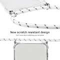Miniatyrbild 3 av 4: Mjukt skyddsfodral för Xiaomi Redmi 10C - E.F.CONNECTION - Transparent - Stötsäker och anti-repa Transparent-Vit