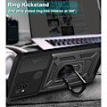 Miniatyrbild 4 av 4: Fodral för Redmi 10A Black Shockproof Army Style Inbyggt stöd Förstärkt kantkameraskydd