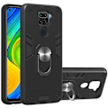 Miniatyrbild 1 av 3: För Xiaomi Redmi Note 9 Hard Case För Xiaomi Redmi Note 9 Slim Stand Ring För LGado Hybrid Hard Rubber Anti AB