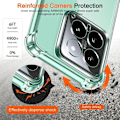 Miniatyrbillede 4 af 4: Coque til Xiaomi 14 - Xiaomi - Forstærket Beskyttelse - TPU Stødabsorberende - Let Snor - Gennemsigtig Transparent, svart