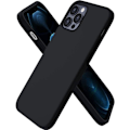 Miniatyrbillede 2 af 4: Cover til iPhone 13 Pro (6,1") sort silikone tynd og 2 hærdet glas skærmbeskytter E.F. Connection Svart