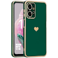 Miniatyrbillede 1 af 4: Coque - Xiaomi - Redmi Note 12 - Mønster Hjerte - Blød - Ridsefast - Luksus - Nat Grøn Midnattsgrönt