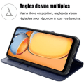 Miniatyrbillede 2 af 4: Coque Antichoc - Xiaomi - Redmi 13C - PU-læder - TPU - Pungefunktion marinblå