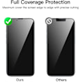 Miniatyrbild 3 av 4: 3 Anti-Spy Tempered Glasögon för iPhone 14 Plus (6,7") skydd Svart