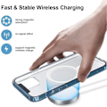 Miniatyrbillede 2 af 4: Coque til iPhone 13 - E.F.CONNECTION - Transparent - MagSafe - 2 hærdede glas - Blød Transparent