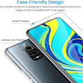 Miniatyrbillede 3 af 4: Silikonetui til Redmi Note 9 Pro - Note 9S Sort + 2 hærdede briller + 2 bagkamerabeskyttelse Svart, klar