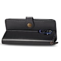 Miniatyrbillede 2 af 4: Etui - Xiaomi - Redmi 9 - Stødsikker - Pung - Blød - Sort Svart