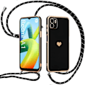 Miniatyrbild 1 av 4: Justerbart fodral för Xiaomi Redmi A1 Soft TPU Svart Stötsäkert Anti-Scratch