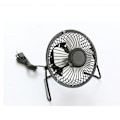 Miniatyrbillede 1 af 3: Ventilator - Mini - Sort - USB - 45 dB - På fod Svart