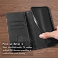 Miniatyrbillede 6 af 6: Coque + 2 Rugede Glas til Xiaomi Redmi Note 14 Pro 5G (ikke til 4G) Beskyttelse i Syntetisk Læder Sort Svart