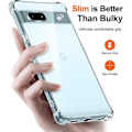 Miniatyrbild 4 av 4: Coque - Google - Pixel 7a - TPU Antichock - Transparent - Förstärkt hörnskydd Transparent