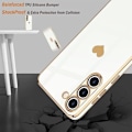 Miniatyrbillede 4 af 4: Coque - Xiaomi - Redmi Note 13 Pro+ 5G - Stødabsorberende TPU - Motif Kærlighed Hjerte - 2 Hærdet Glas Vit