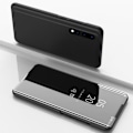 Miniatyrbillede 4 af 4: Huawei P30 Lite Case Clear View Shockproof Flip Case Spejl Flip Case Smart Stand Cover til HuaWei P30 Lite Sort Svart